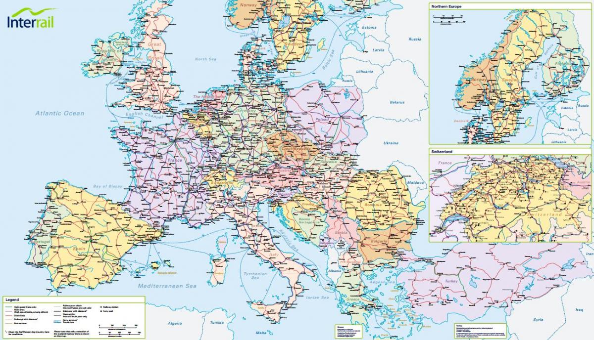 mapa de interrail suiza 