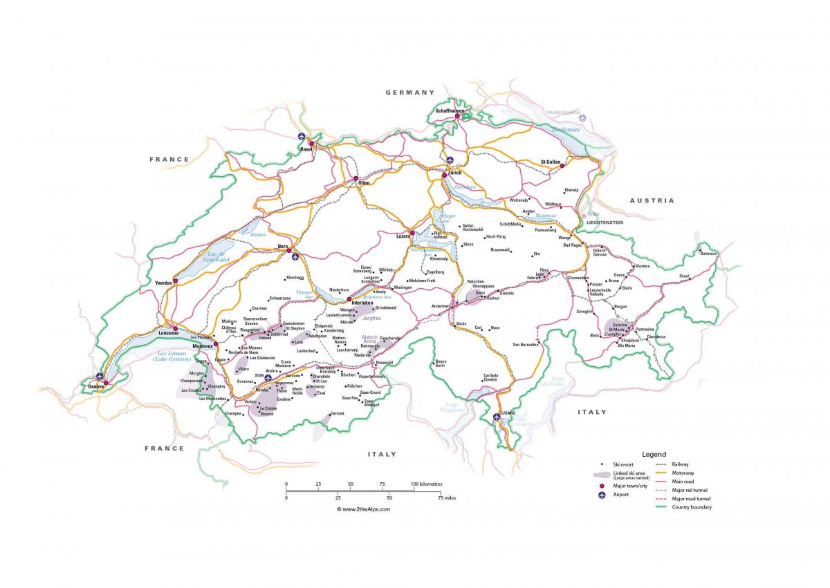 suiza atracciones mapa
