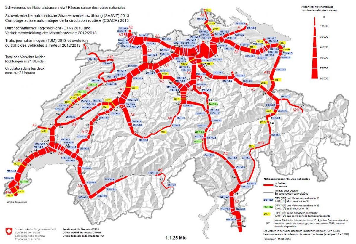 mapa de suiza viñeta