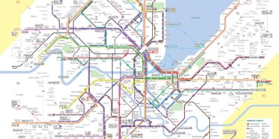 Mapa de ginebra, suiza autobús