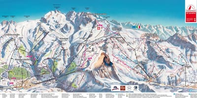 Mapa de suiza trail