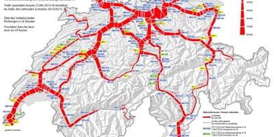 Mapa de suiza viñeta